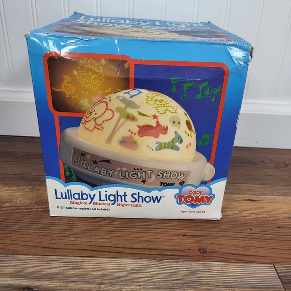 Vintage 1987 TOMY LULLABY LIGHT SHOW MUSICAL & PROJECTION BABY NIGHT LIGHT WBOX - Picture 15 of 17